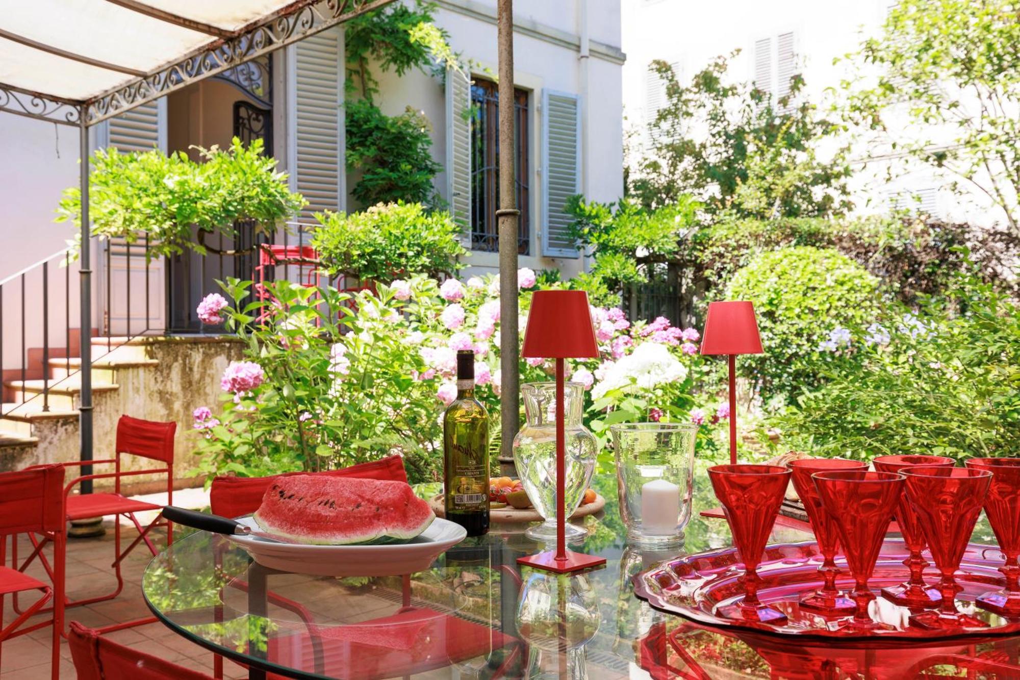 Florence Huge Apartment With Private Garden Eksteriør bilde
