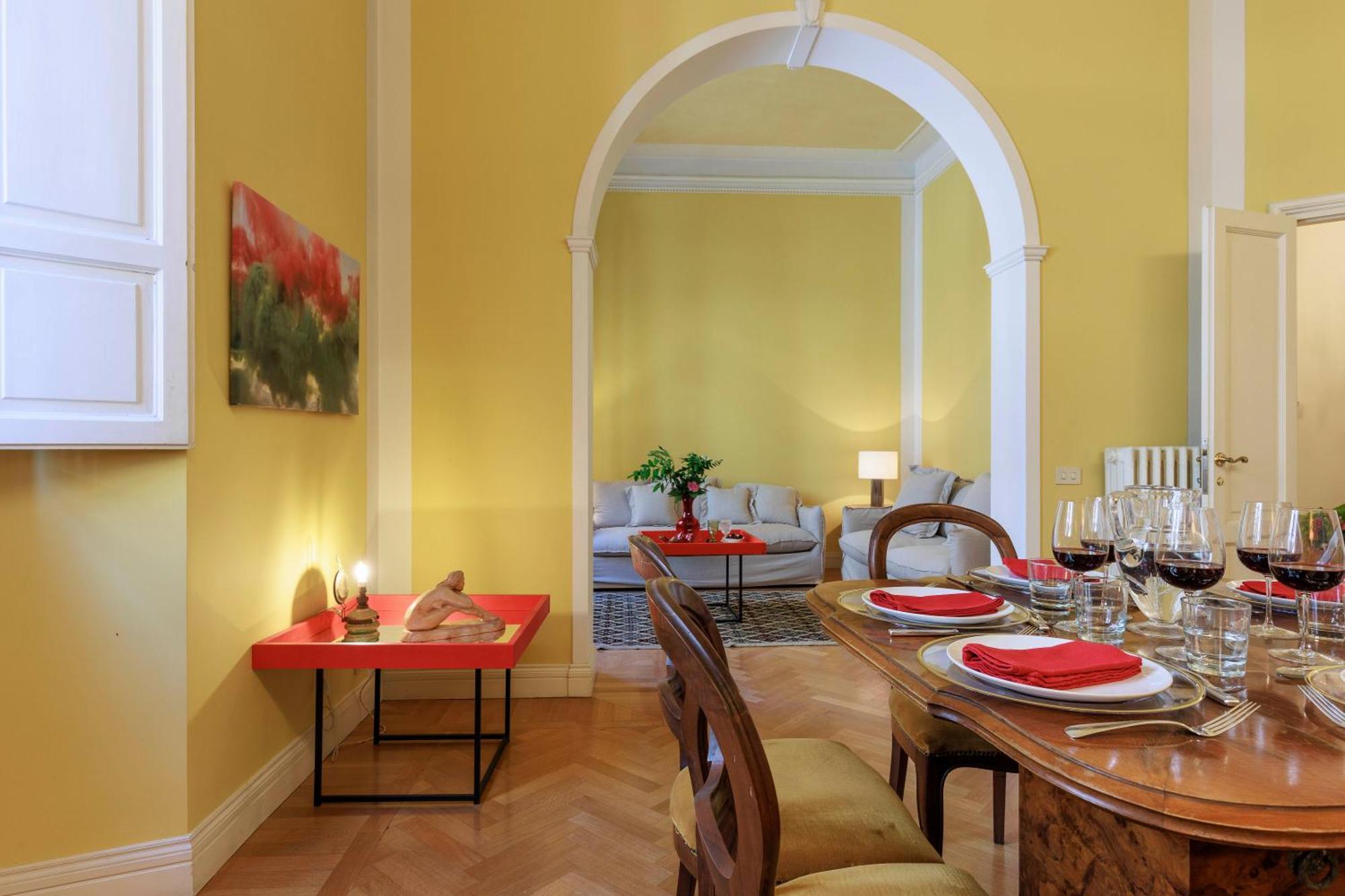 Florence Huge Apartment With Private Garden Eksteriør bilde