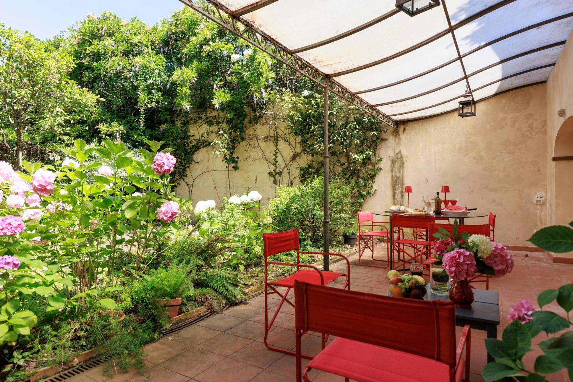 Florence Huge Apartment With Private Garden Eksteriør bilde